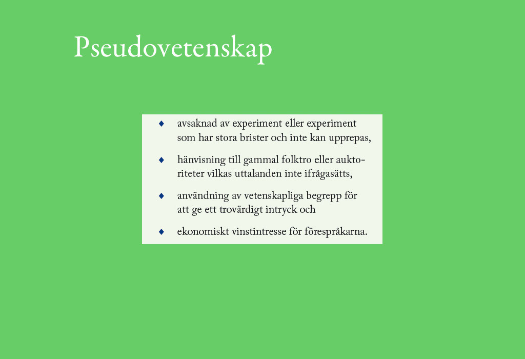 10 Pseudovetenskap